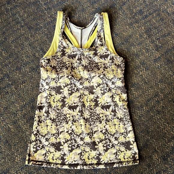 Lululemon Floral Tank - Picture 1 of 3